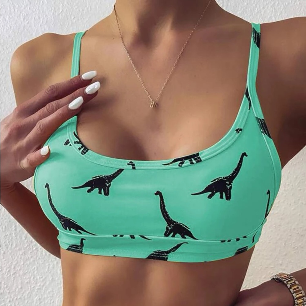 NWT Shein Dino bikini